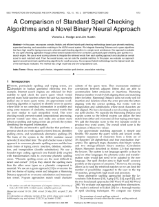 A Comparison of Standard Spell Checking Algorithms and a Novel Binary Neural Approach.pdf