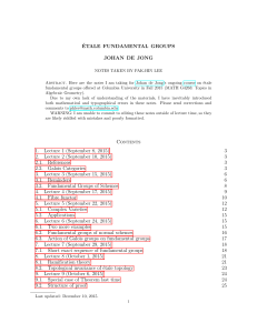 tale Fundamental Groups