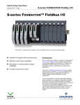 S-series FOUNDATION Fieldbus I/O