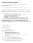 Advisor Agreement Form