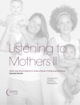 Listening to Mothers II: Executive Summary (2006)