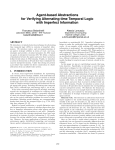 Agent-based Abstractions for Verifying Alternating