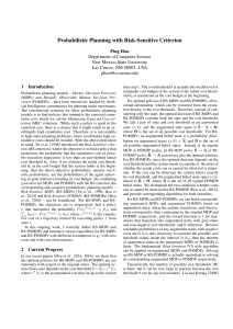 Probabilistic Planning with Risk-Sensitive Criterion