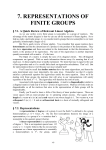 CHAP07 Representations of Finite Groups