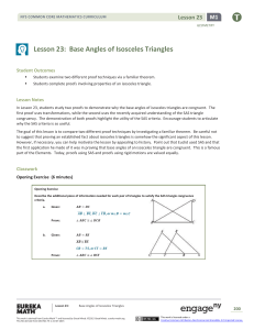 Geometry Module 1, Topic D, Lesson 23: Teacher