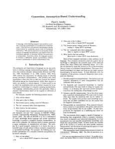 Concretion: Assumption-Based Understanding