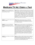 Medicare Ad: Claim v - Center for American Progress