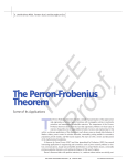 The Perron-Frobenius Theorem - Department of Electrical
