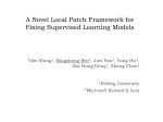 A Novel Local Patch Framework for Fixing Supervised Learning