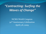 Contracting: Surfing the Waves of Change