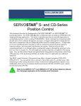 SERVOSTAR S- and CD-Series Position Control