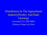 Distribution In The Agricultural Industry(Poultry