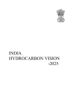 INDIA HYDROCARBON VISION -2025 INTRODUCTION The