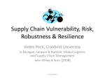 US defense industry Supply chain risk management approach