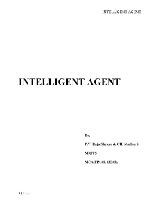 INTELLIGENT AGENT full document