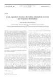 Coral population structure: the hidden information