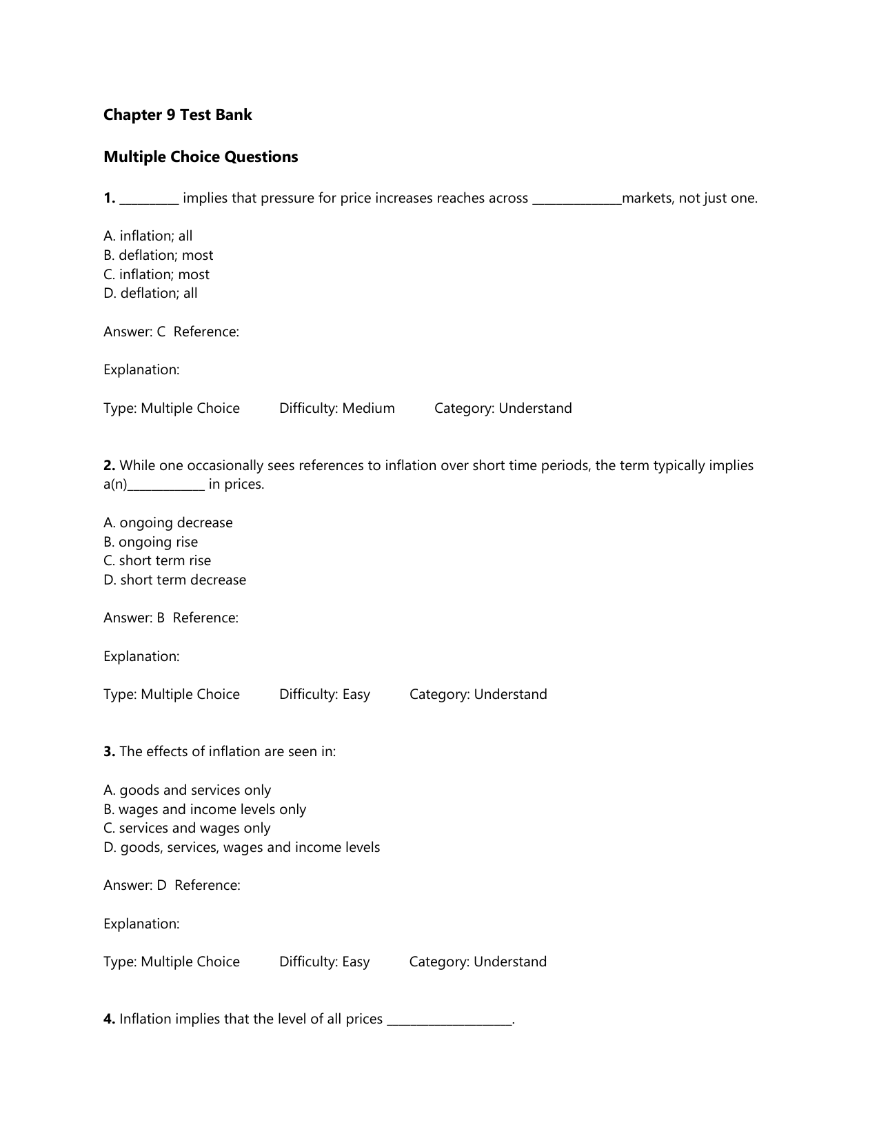 Chapter 24 Test Bank Chapter 24 Test Bank