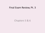 Final Exam Review, Pt. 3