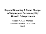Beyond Financing A Game Changer in Shaping and