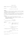 Solutions to Exam 1 Problem 1. Suppose that A and B are sets