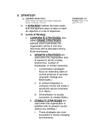 II. strategy Learning objective 4 Define strategy and explain the