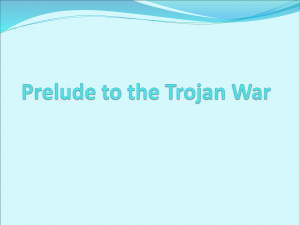 Prelude to the Trojan War
