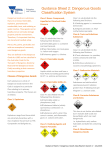 Guidance Sheet 2 Dangerous Goods Classification System