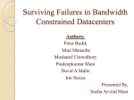 Surviving Failures in Bandwidth Constrained