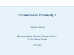 Introduction to Probability II