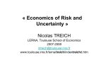 Economics of Risk and Uncertainty