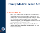 Family Medical Leave Act (FMLA) - University of Wisconsin