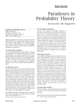 Paradoxes in Probability Theory