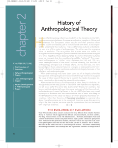 History of Anthropological Theory