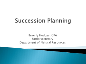 hodges Succession Planning Presentation