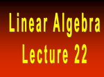 Linear Algebra - Taleem-E