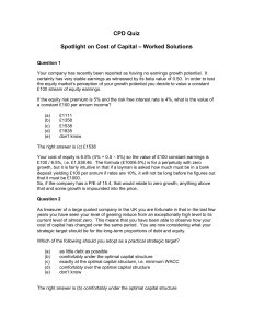 CPD Quiz - Association of Corporate Treasurers