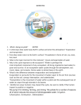 cycles of matter worksheets