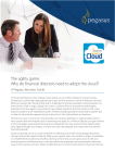 The agility game: Why do financial directors need to adopt the cloud?