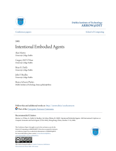 Intentional Embodied Agents