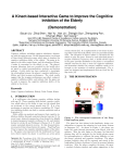 A Kinect-based Interactive Game to Improve the Cognitive Inhibition