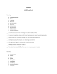 Economics Unit 2 Study Guide