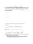 STAT 511 Final Exam Spring 2012 1. A total of 20 sows (mother pigs