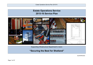 Directorate Plan Template - Shetland Islands Council