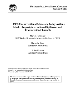 ECB Unconventional Monetary Policy Actions: Market Impact
