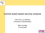 myGrid Asset-based security analysis
