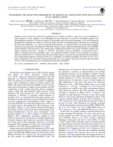 maximizing the detection probability of kilonovae associated with