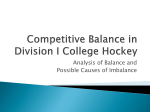 Competitive Balance in Division I College Hockey