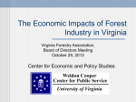 The Economic Impacts of Forest Industry in Virginia