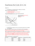 Final Exam Review Part 4 KEY