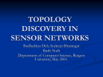 topology discovery in sensor networks